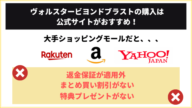 ヴォルスタービヨンドブラストの購入は公式サイトがおすすめな理由