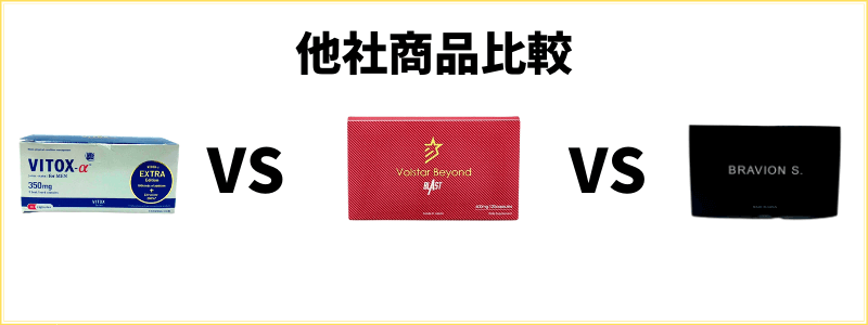 ヴォルスタービヨンドブラストと他社商品を比較